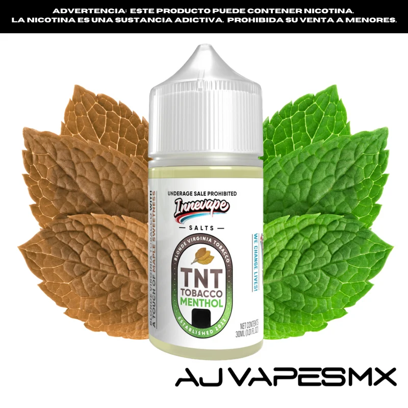 TNT Tobacco Menthol 30ml NicSalt | INNEVAPE
