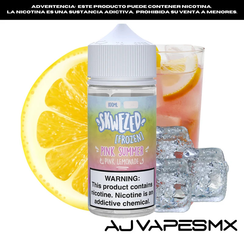 Pink Lemonade Ice 100ml | SKWEZED
