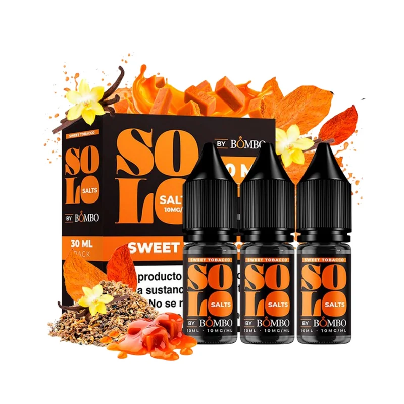 Sweet Tobacco 3x10ml - Solo Salts by Bombo