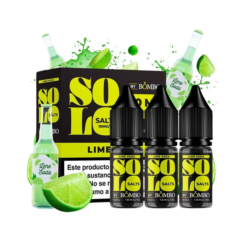 Lime Soda 3x10ml - Solo Salts by Bombo