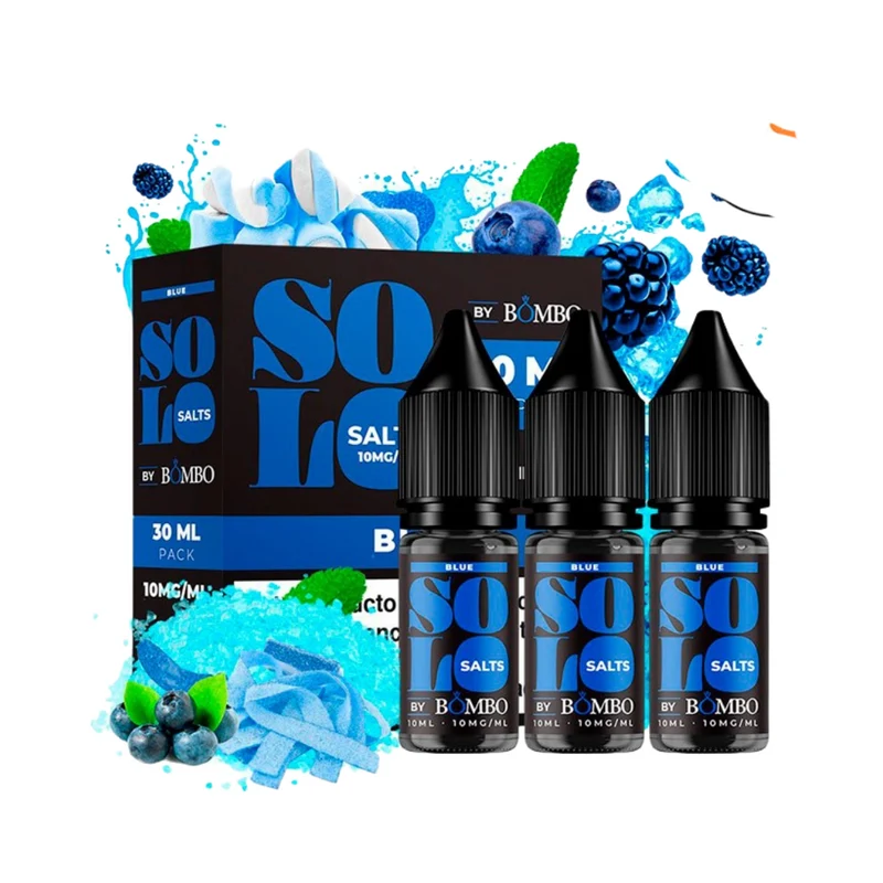 Blue 3x10ml - Solo Salts by Bombo