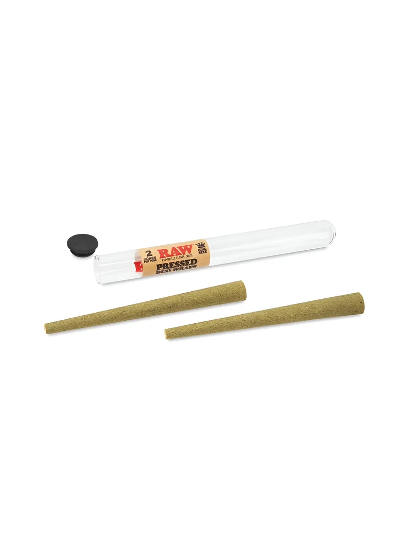 RAW Pressed Bud Wraps King Size | Conos de Flor Prensada Pre-Enrollados
