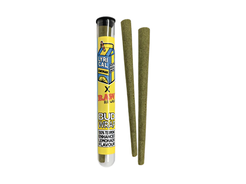 RAW x Lyrical Lemonade Bud Wrap | Cono de Flor con Terpenos de Limonada