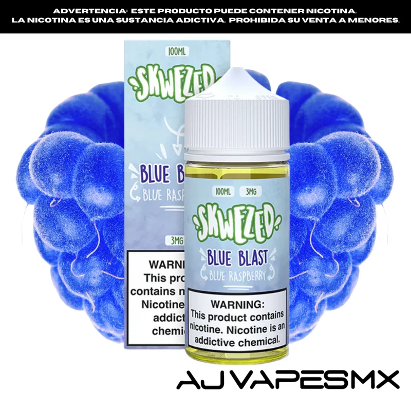 Blue Blast (Blue Raspberry) 100ml | SKWEZED