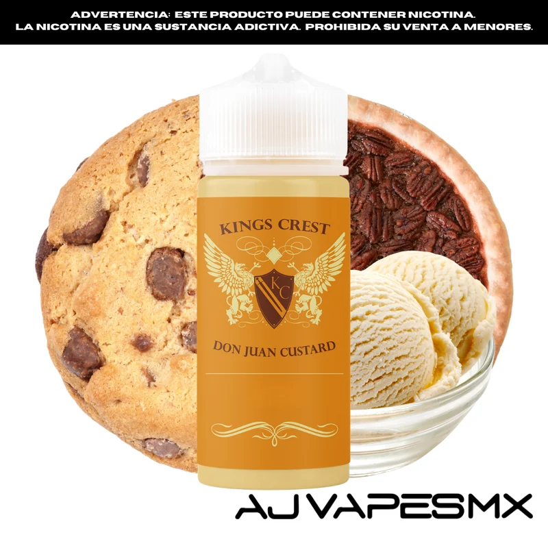 Don Juan Custard 120ml | KINGS CREST