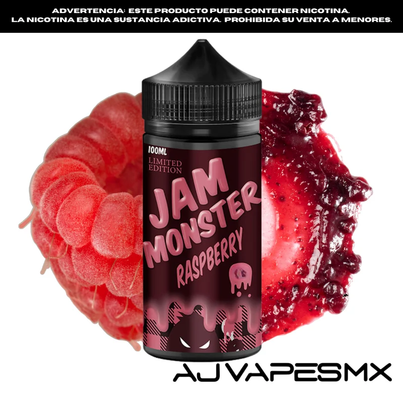 Jam Monster Raspberry 100ml | JAM MONSTER