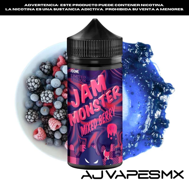 Jam Monster Mixed Berries 100ml | JAM MONSTER