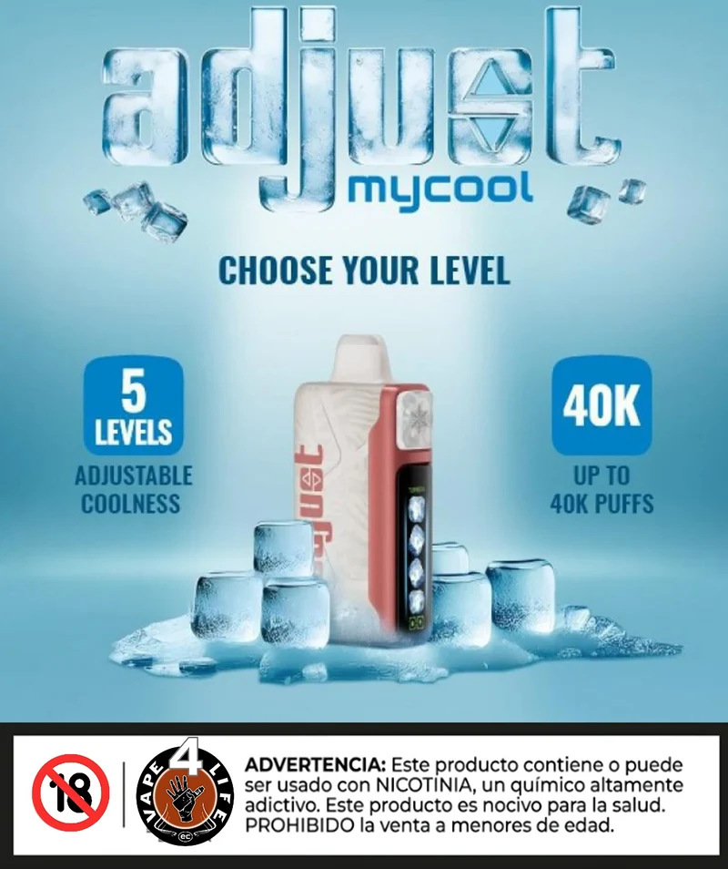 ADJUST MY COOL 40k puffs 5% nic.