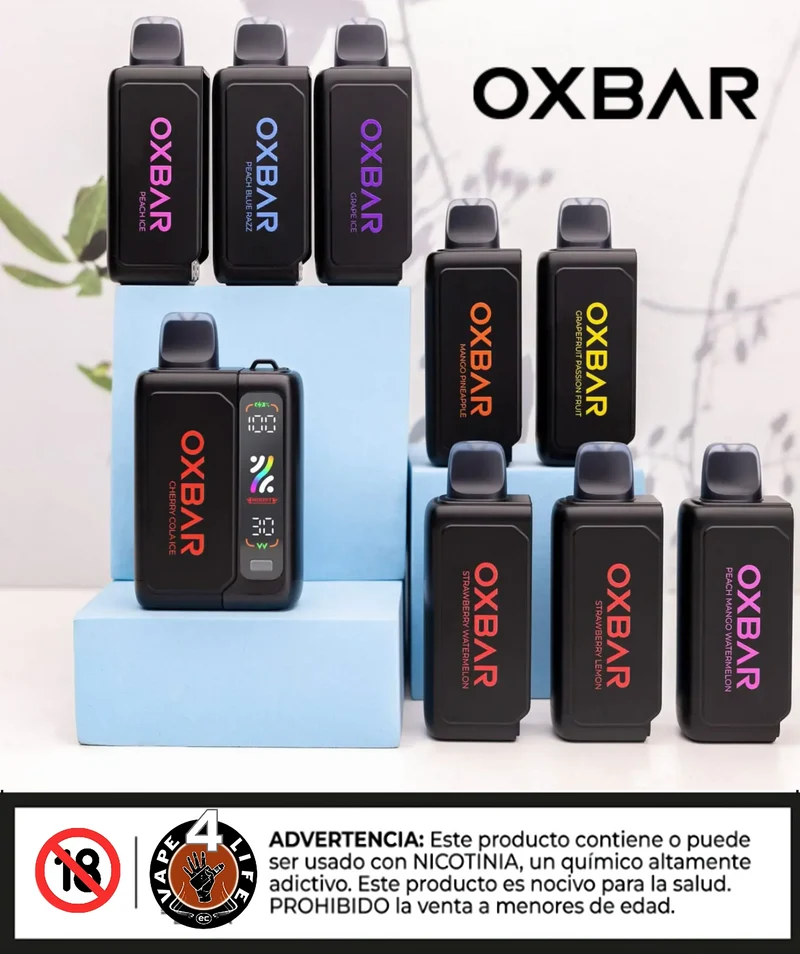 OXBAR SVOPP PODS 25k puffs 5% nic.