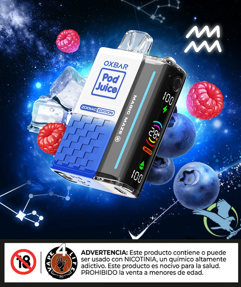 OXBAR PODJUICE - ZODIAC EDITION 30k puffs 5% nic.