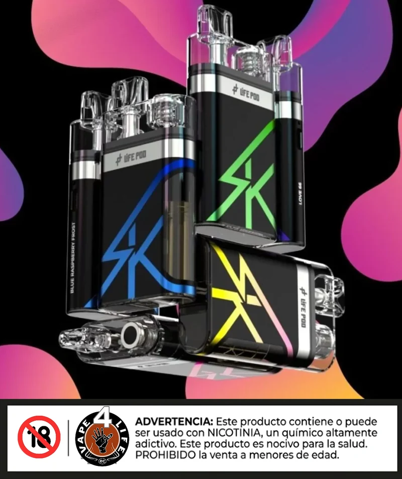 LIFEPOD SK 15k puffs 5% nic.