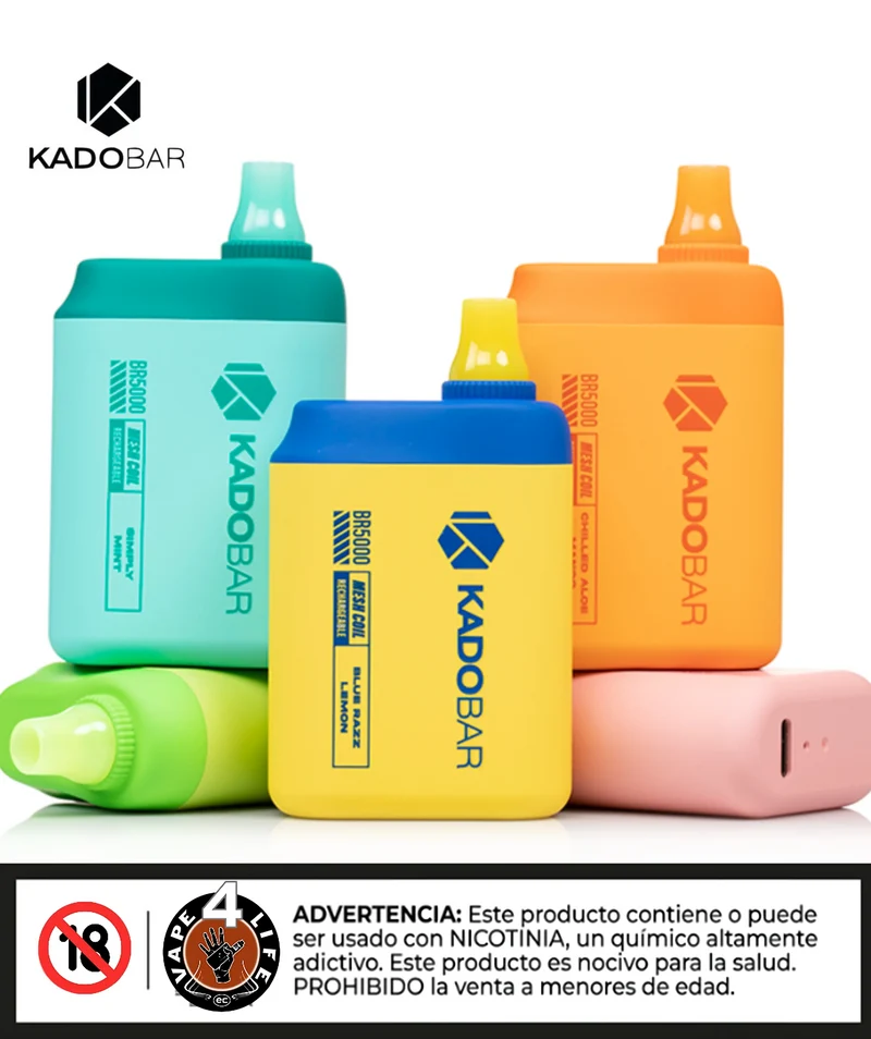 KADOBAR BR5000 5k puffs 5% nic.