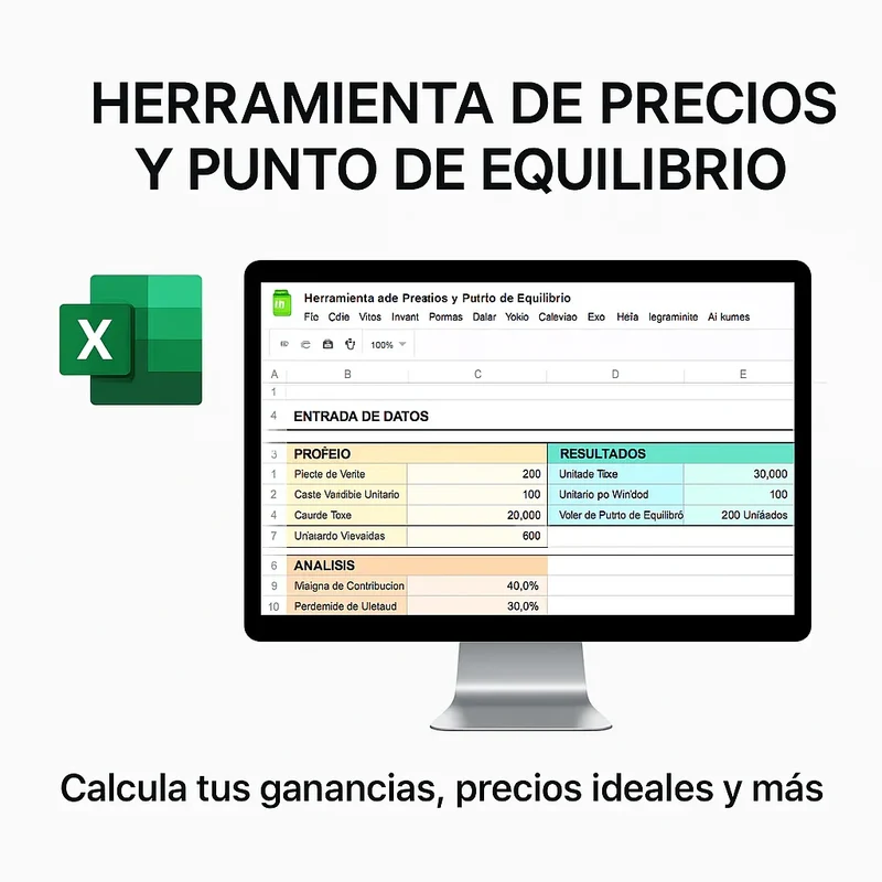 Plantilla Excel Punto de Equilibrio