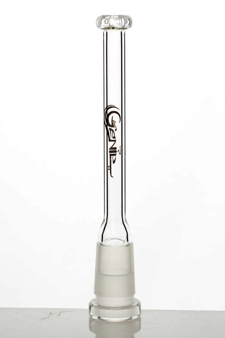 Glass shower head diffuser downstem