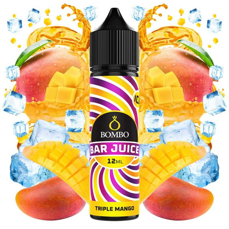 Bombo Bar Juice Aroma Triple Mango Ice 12ml/60ml Longfill