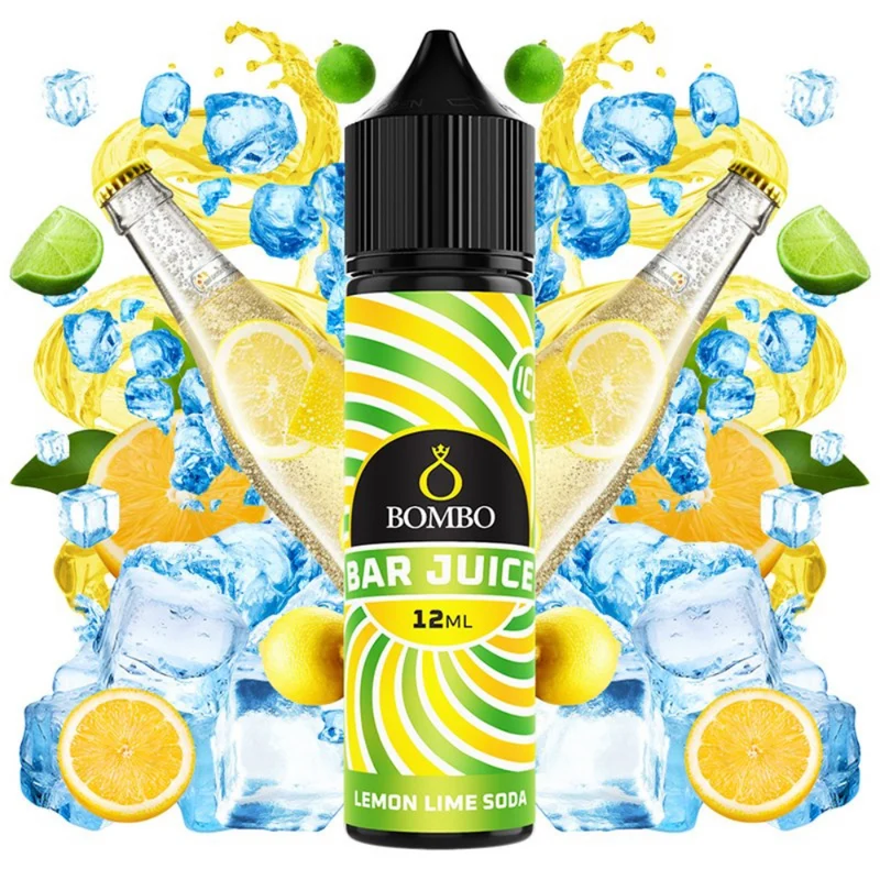 Bombo Bar Juice Aroma Lime Soda Ice 12ml/60ml Longfill