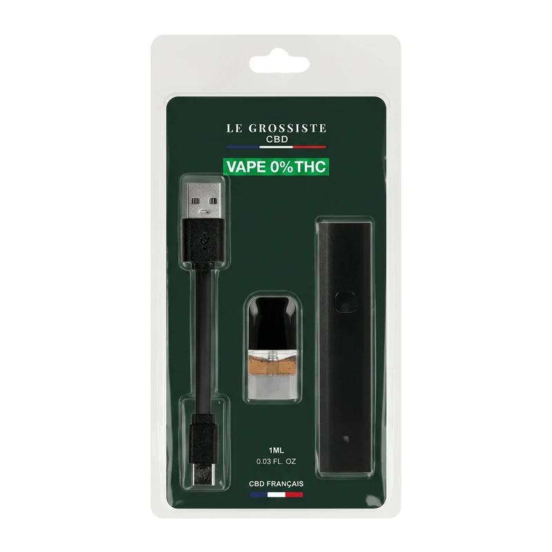 Vape pen 0 % THC Orange Bud