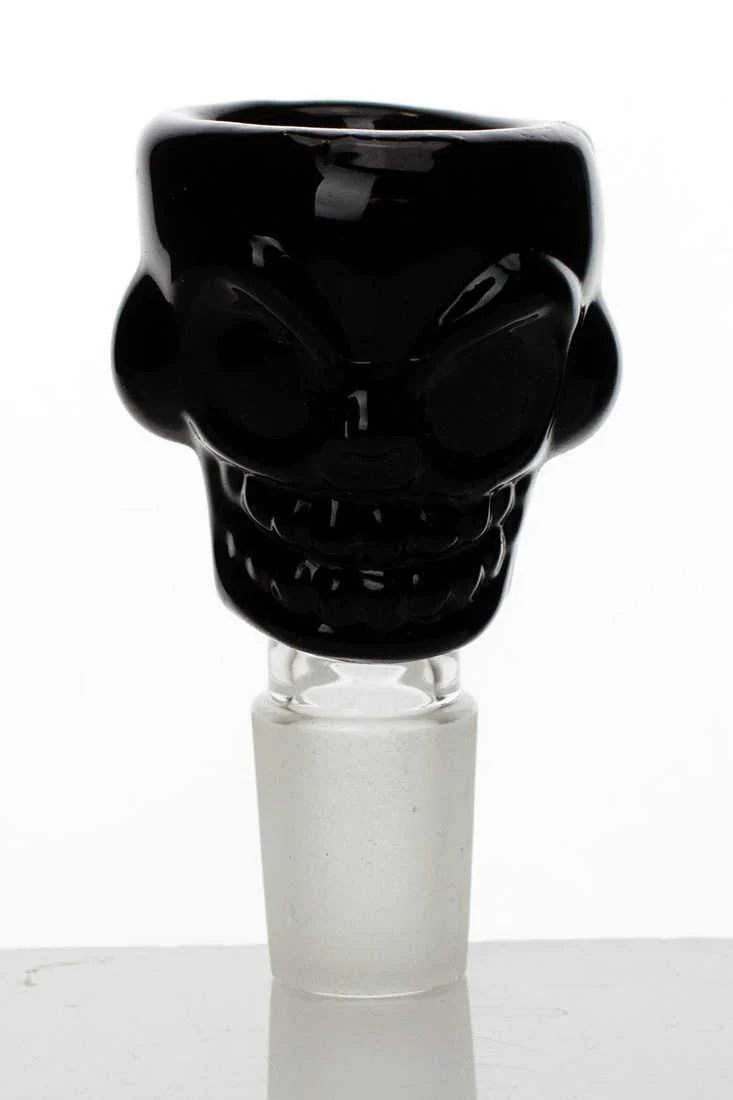 Skull shape glass large bowl
