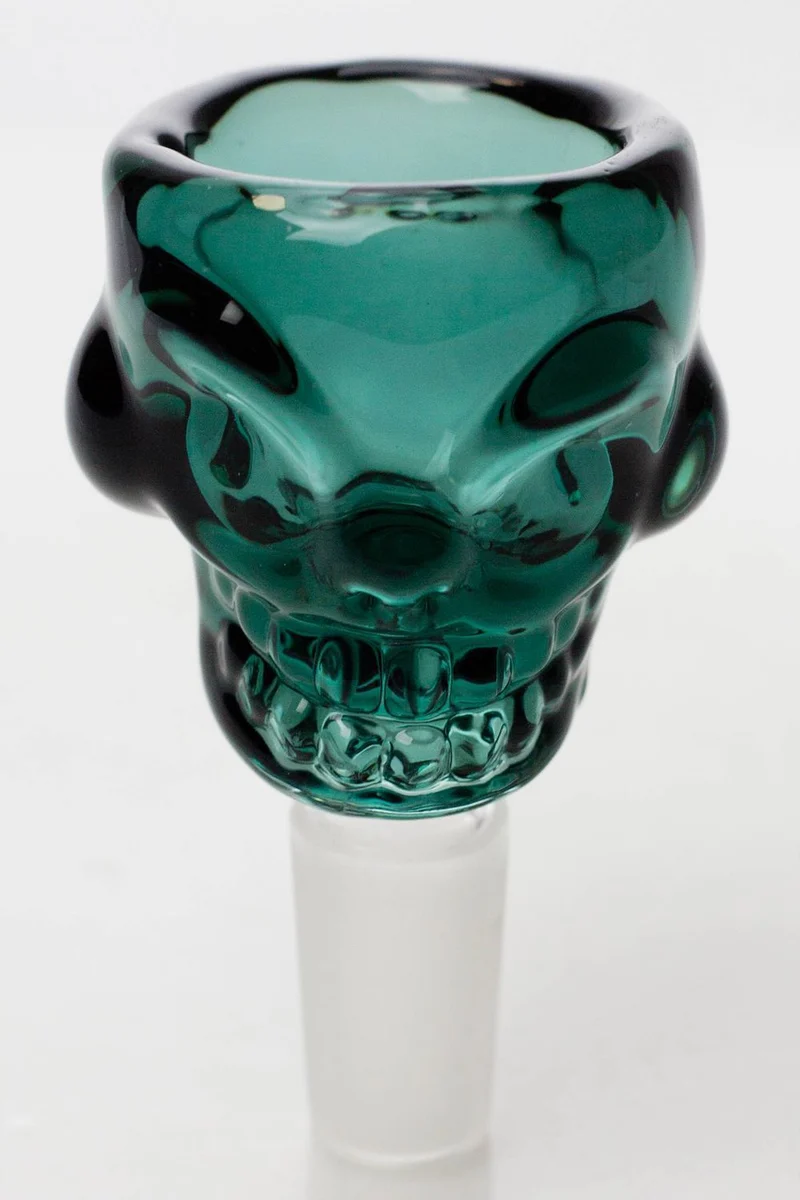 Skull shape glass large bowl