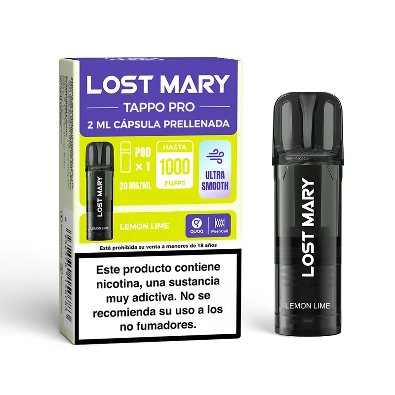 Cartucho Lost Mary Tappo Lemon Lime 20mg