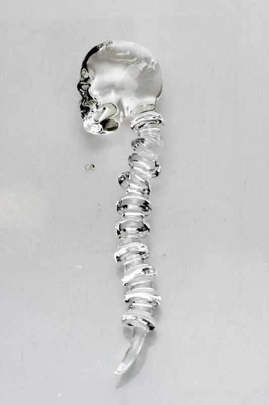 Skull Shape Glass Dabber