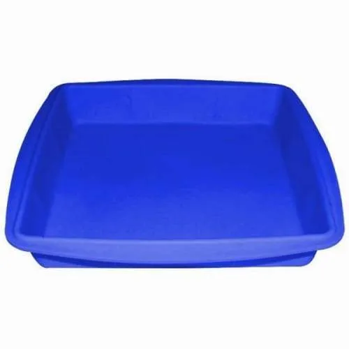 8" ROUND SILICONE DEEP TRAY ASSORTED COLORS
