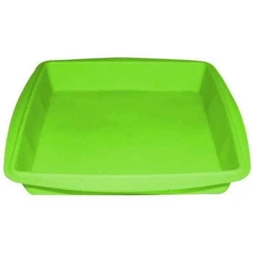 8" ROUND SILICONE DEEP TRAY ASSORTED COLORS