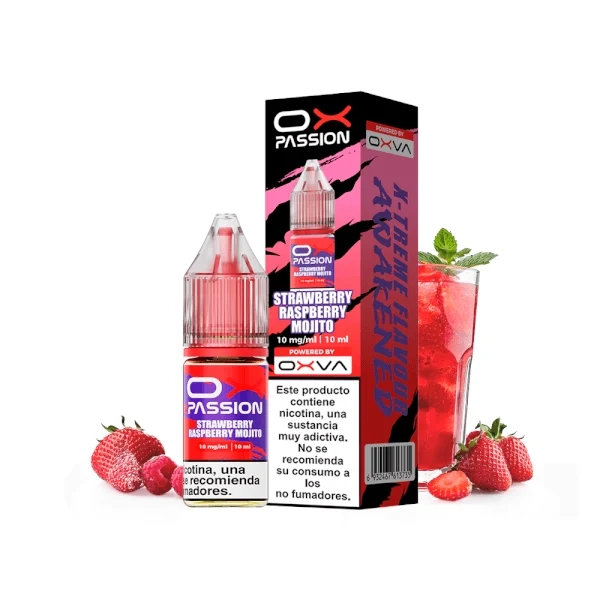 Oxva Ox Passion Salt Strawberry Raspberry Mojito 10ml