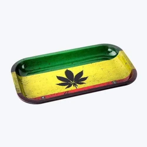 Rasta Leaf Rollin' Tray Medium