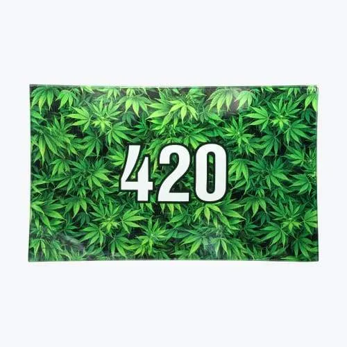 V-syndicate- 420 Green Glass Rollin' Tray