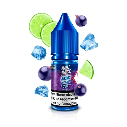 Just Juice Ice Nic Salts Blackcurrant Lime 10ml