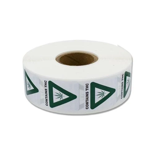 THC Label .875 x .875 Square