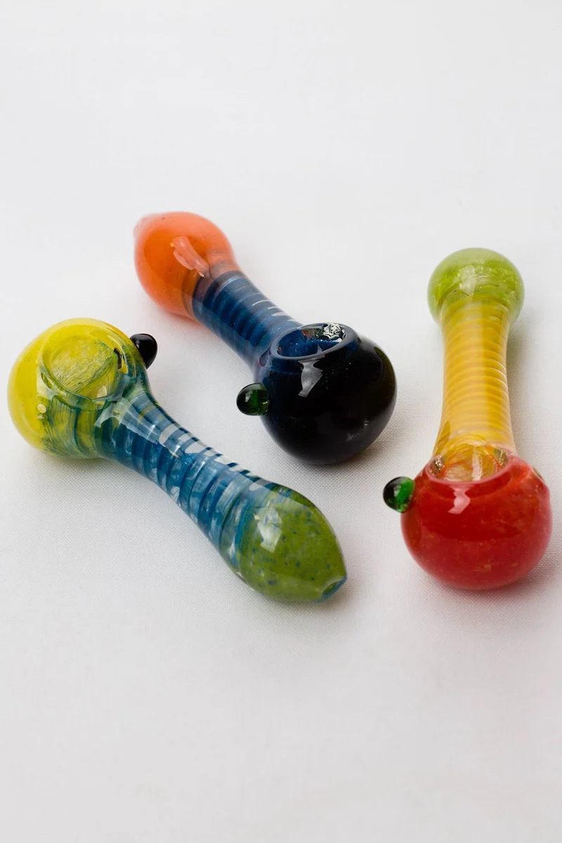 4.5" soft glass 4073 hand pipe