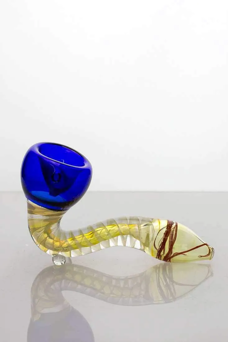 Changing colors Sherlock glass hand pipe