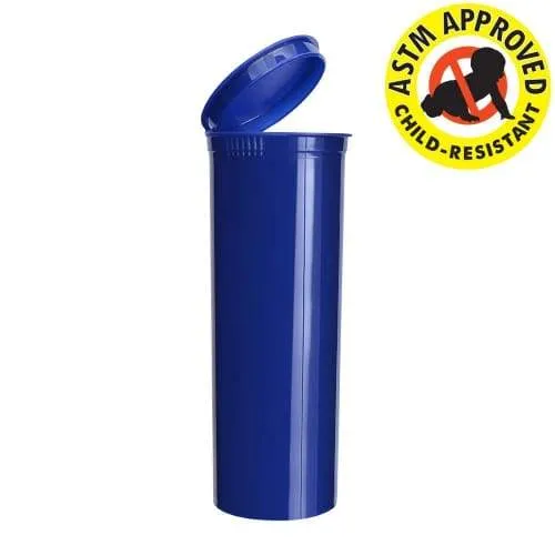 60 Dram Blueberry Pop Top Vials CPSC Certified (75 Count)