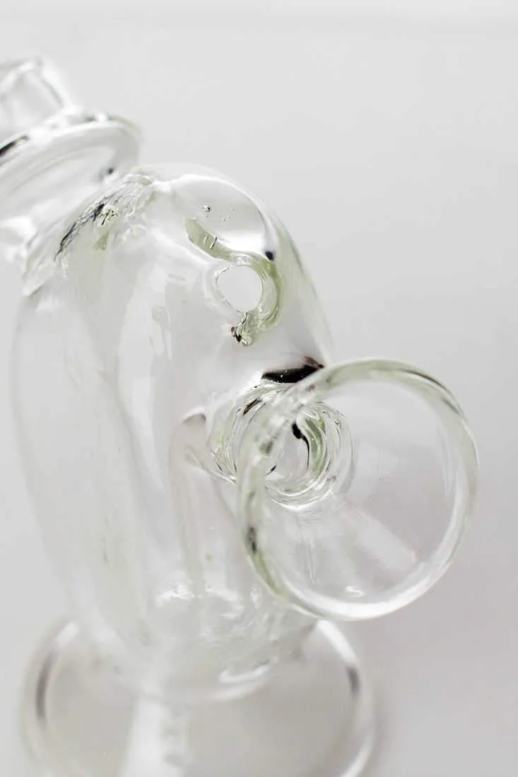 Glass blunt bubbler