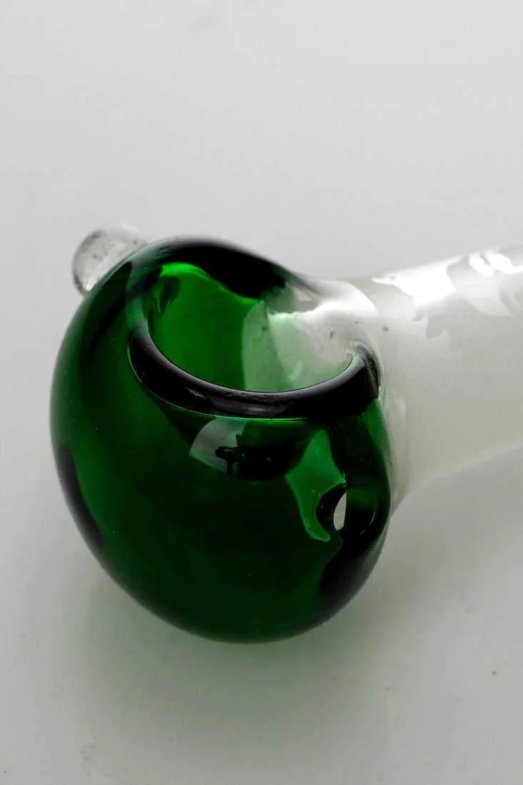 Sandblasted Picture glass hand pipes