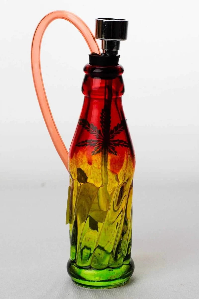 5" rasta mini glass water pipe display