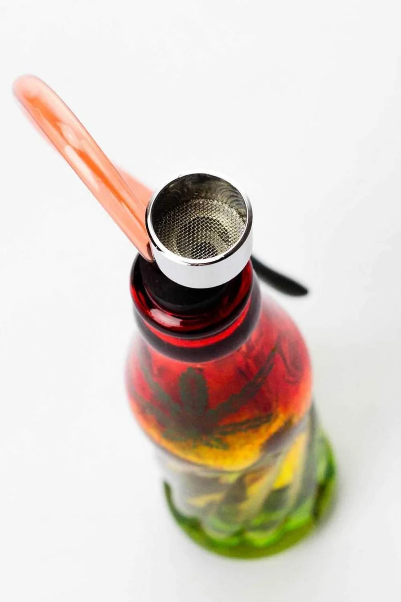5" rasta mini glass water pipe display
