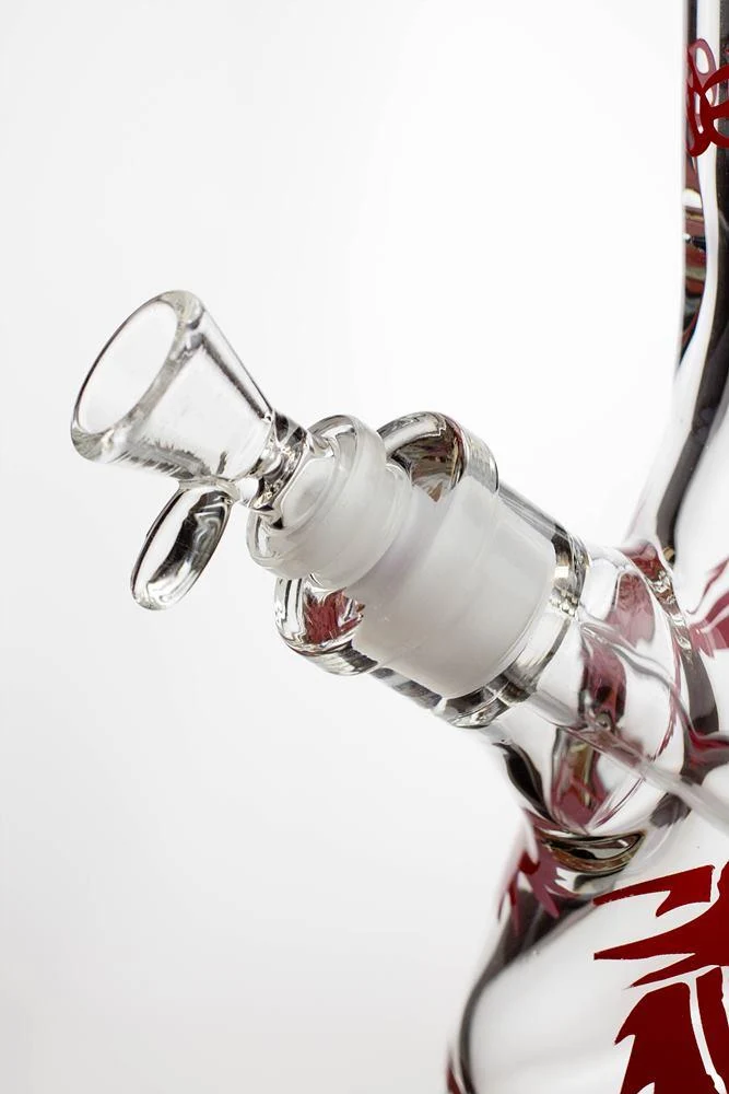 12" Dragon artwork 9 mm thick glass beaker bong