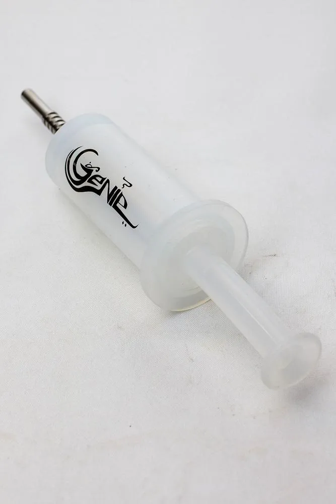 White silicone syringe shape nectar collector