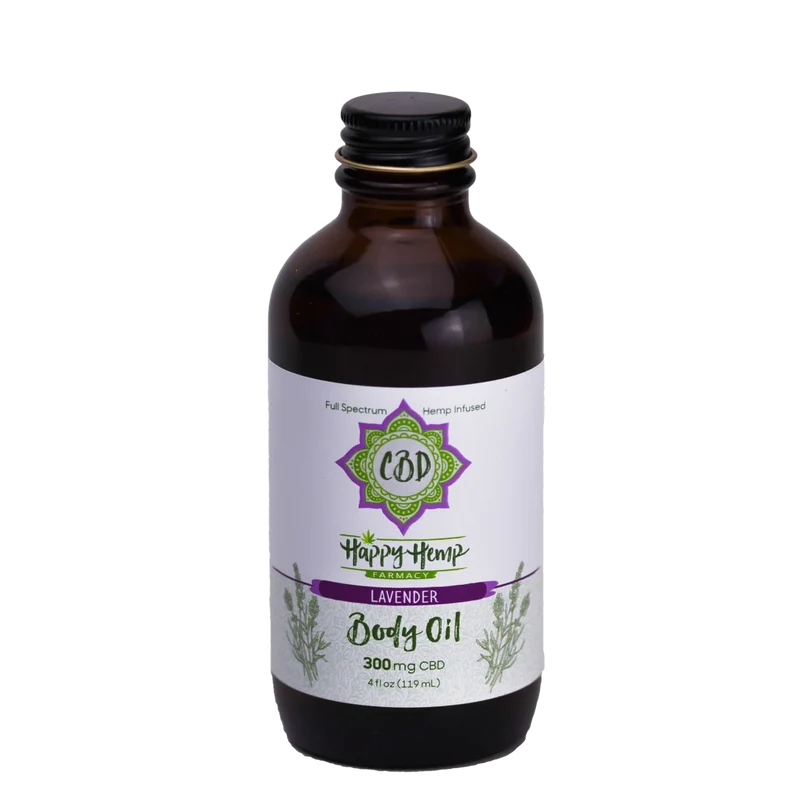 300mg CBD Body/ Massage Oil - Scented with Lavender