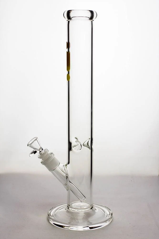 16 in. infyniti glass clear tube glass water bong