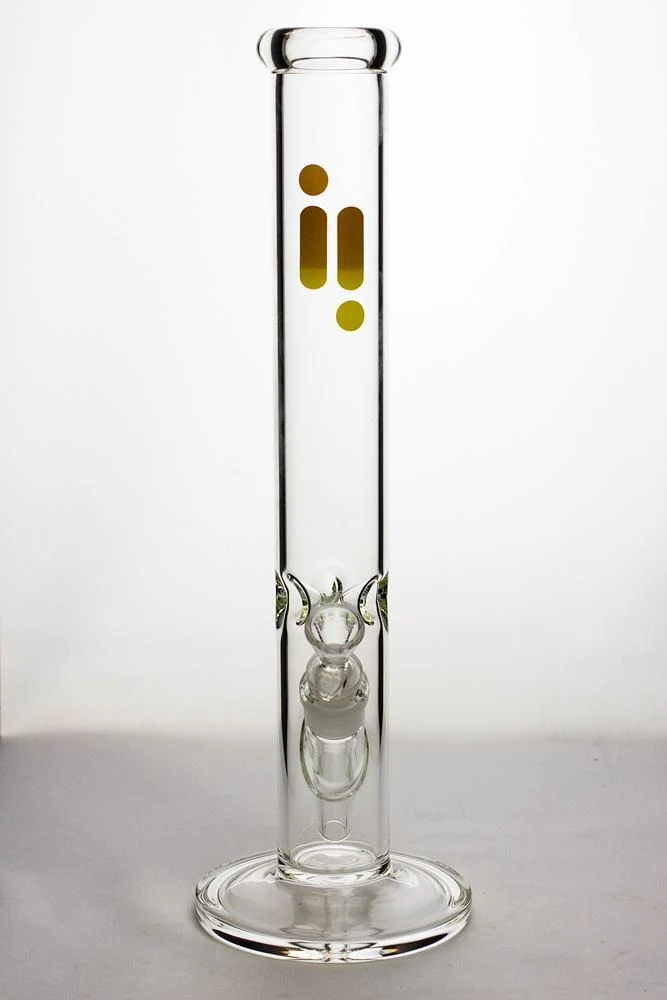 16 in. infyniti glass clear tube glass water bong