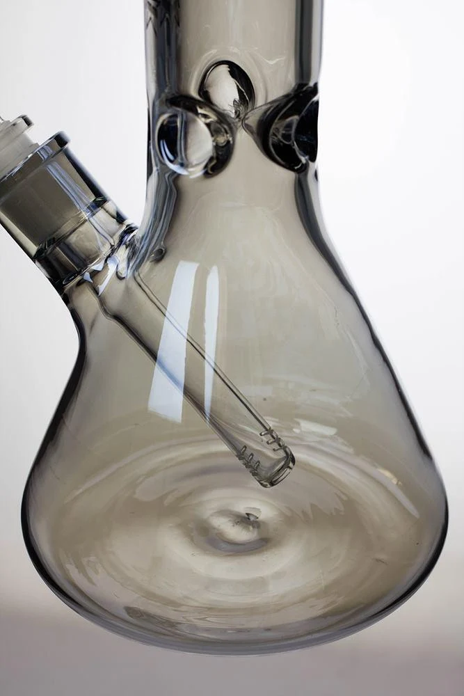 17 in. Genie Metallic 7 mm glass beaker bong