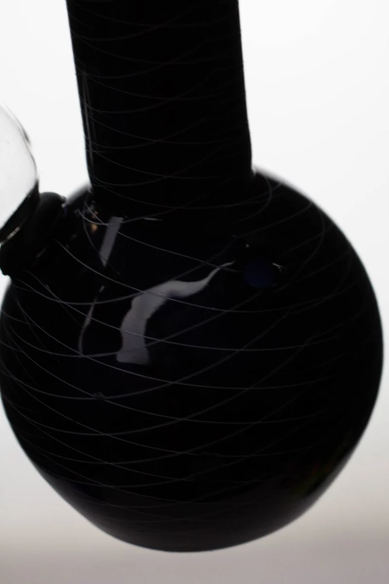 6" glass water bong
