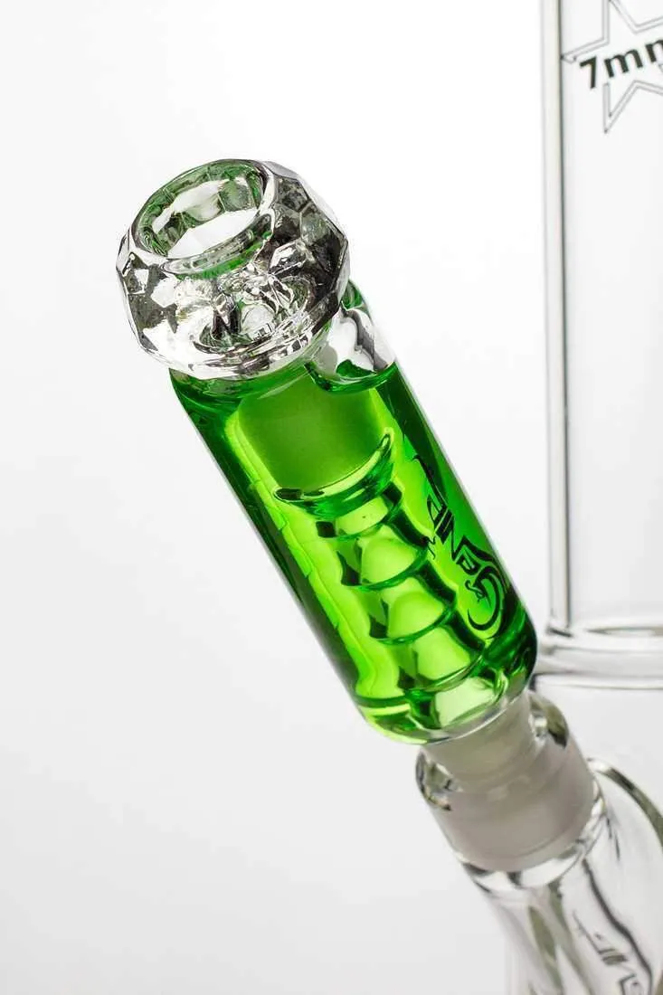 17" GENIE thick glass bong with liquid cooling freezer