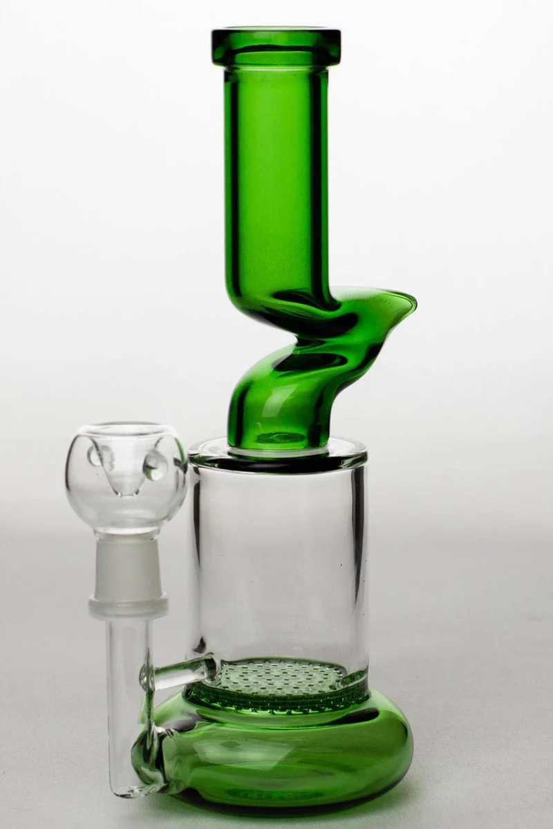 8" honeycomb flat diffused kink bubbler