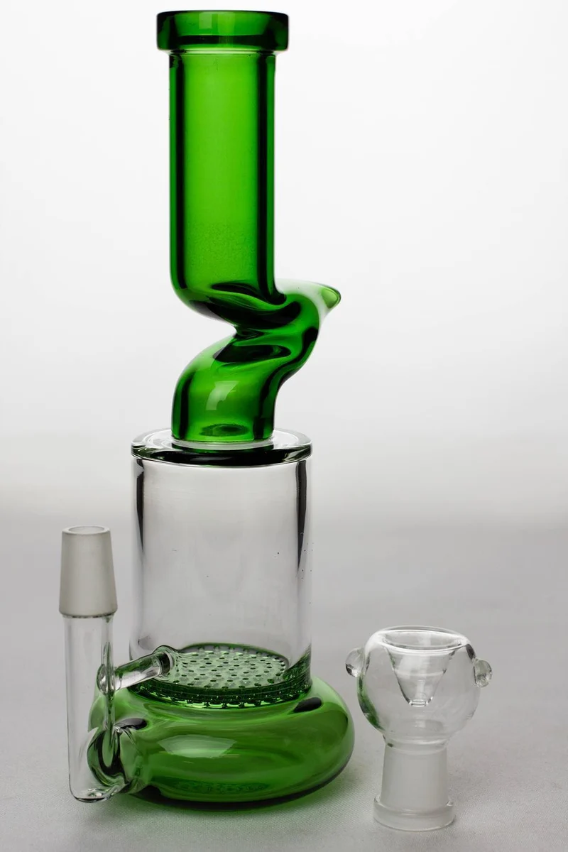 8" honeycomb flat diffused kink bubbler