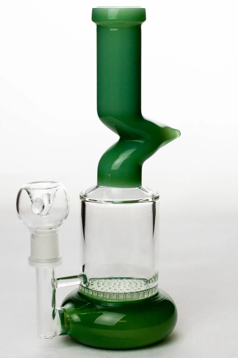 8" honeycomb flat diffused kink bubbler